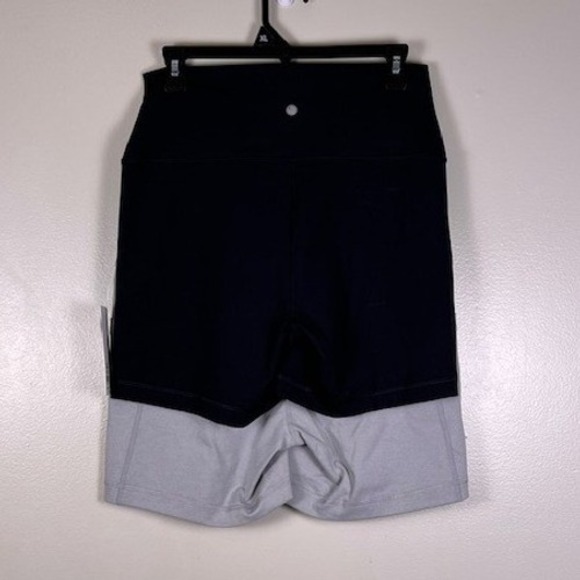 Yogalicious Lux Womens High Waist Biker Shorts 2 Pack Black Grey Size Medium - Picture 6 of 16